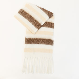 Stripe Scarf Neutral Stripe