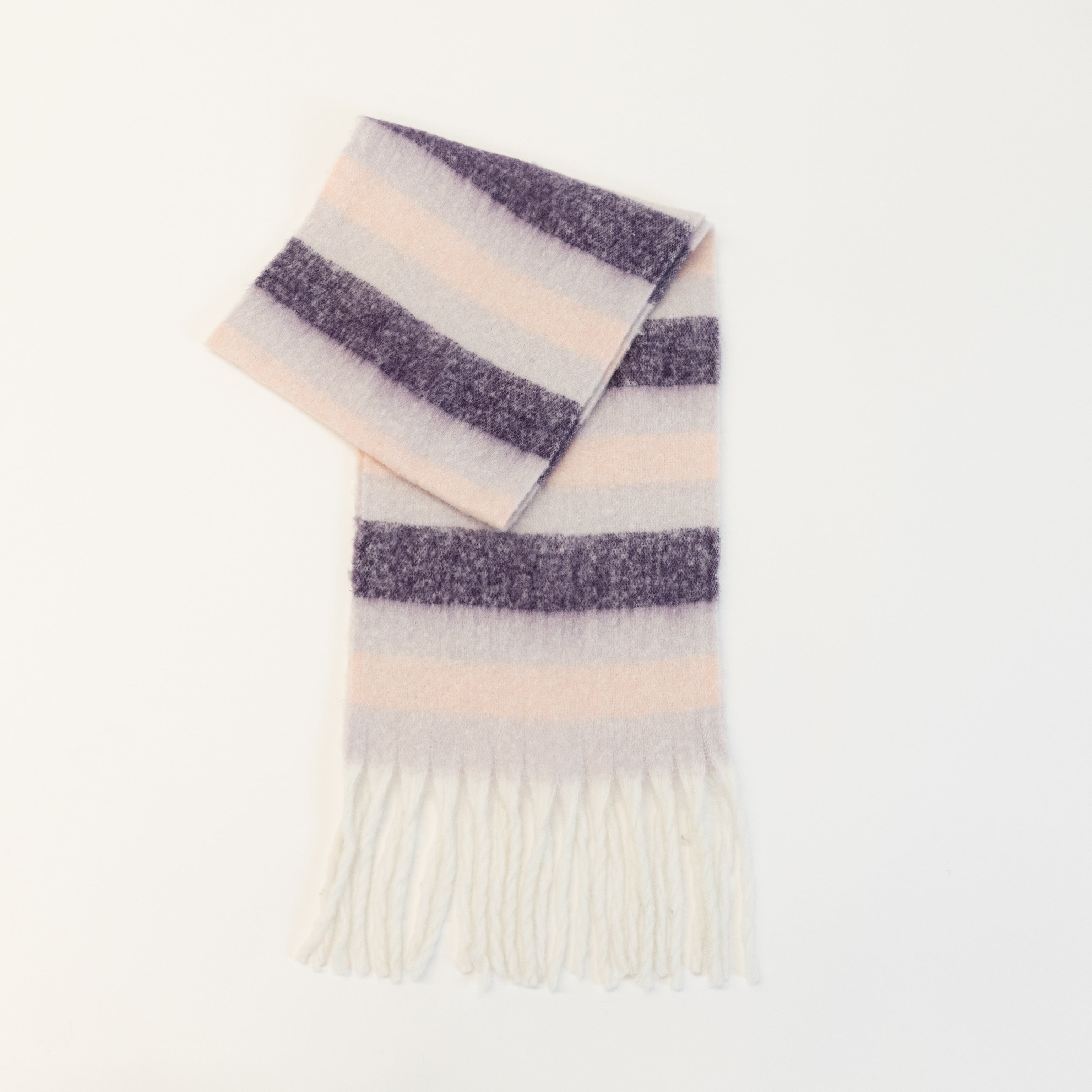 Stripe Scarf Pink-Purple Stripe