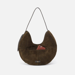 SAWYER Hobo in Suede Herb