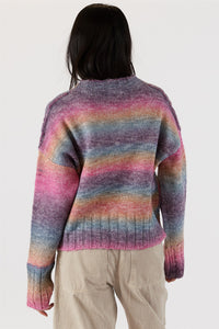 SUZIE Ombre Crewneck Sweater Dark Marl
