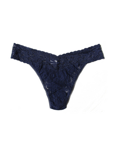 Rolled Signature Lace Original Rise Thong Multiple Solid Colours