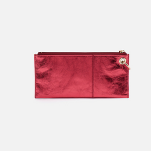 VIDA Wristlet Metallic Strawberry Fields