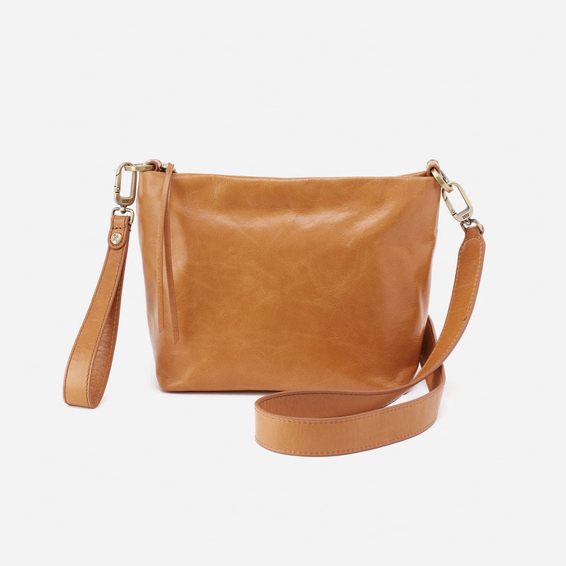 ASHE Crossbody in Polished Leather Natural