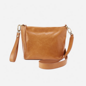 ASHE Crossbody in Polished Leather Natural