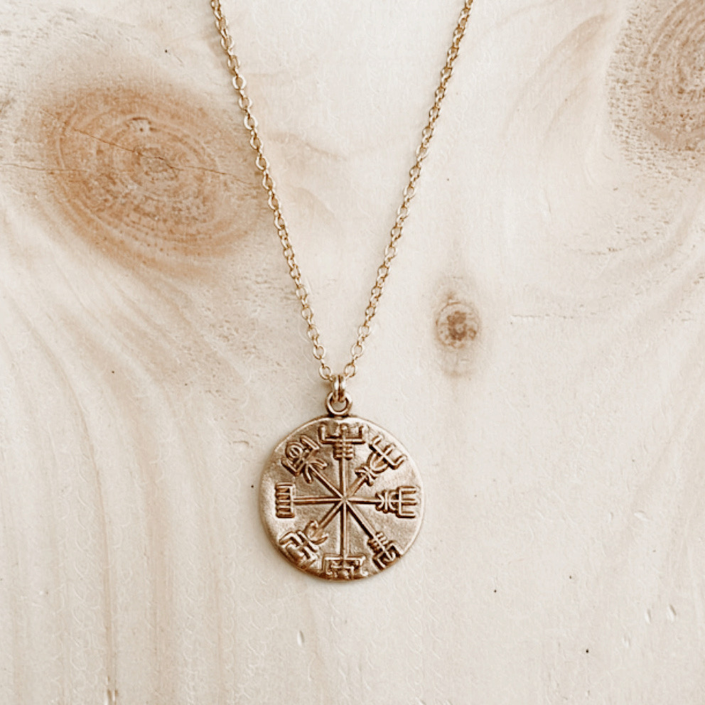 Vegvísir Talisman Necklace