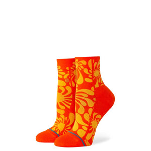 Lauryn Alvarez Quarter Socks Orange