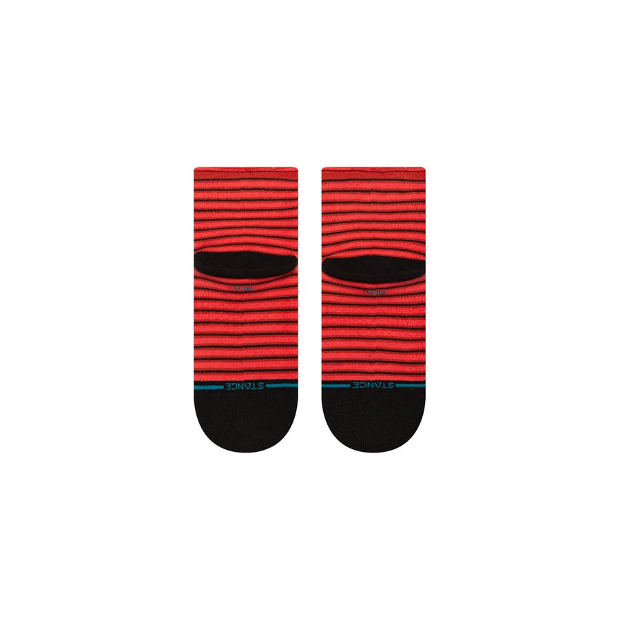 Red Fade Quarter Socks Red Fade