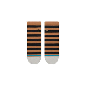 Anything Quarter Socks Black Brown
