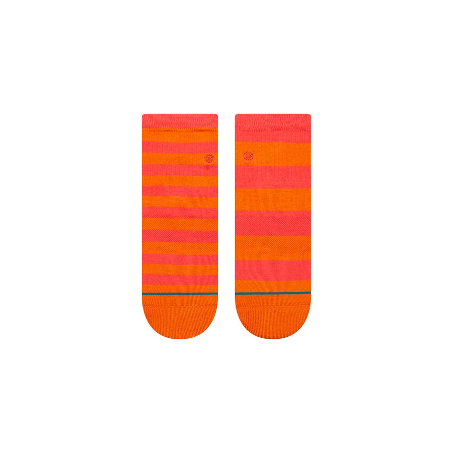 Balancing Act Quarter Socks Orange