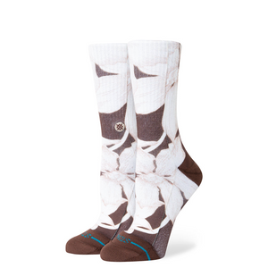 Coco Loco Crew Socks Brown