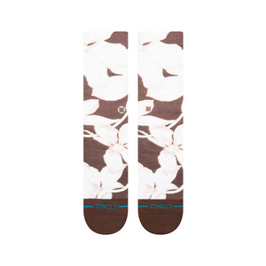 Coco Loco Crew Socks Brown