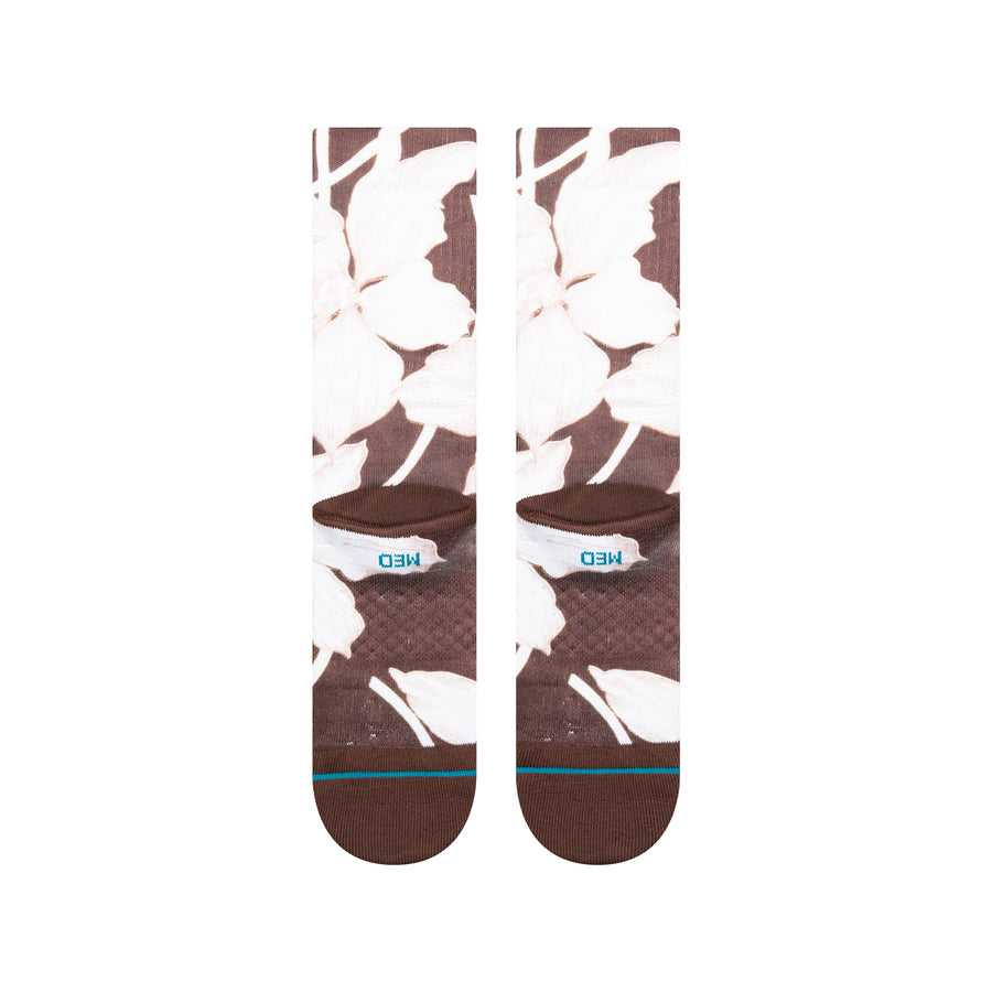 Coco Loco Crew Socks Brown