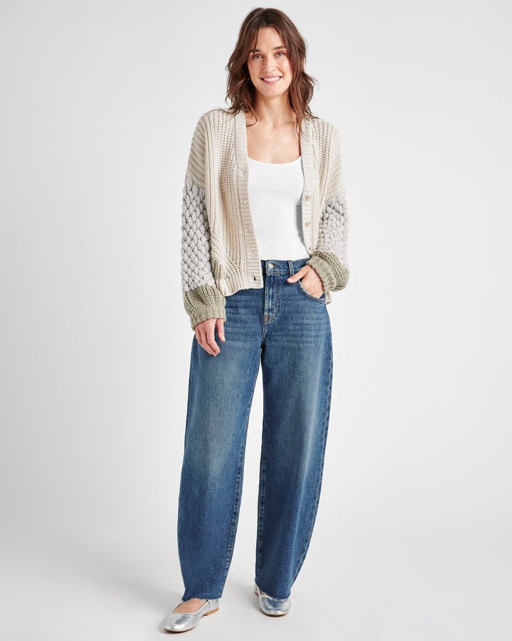 Margo Cardigan White Sand/Dew