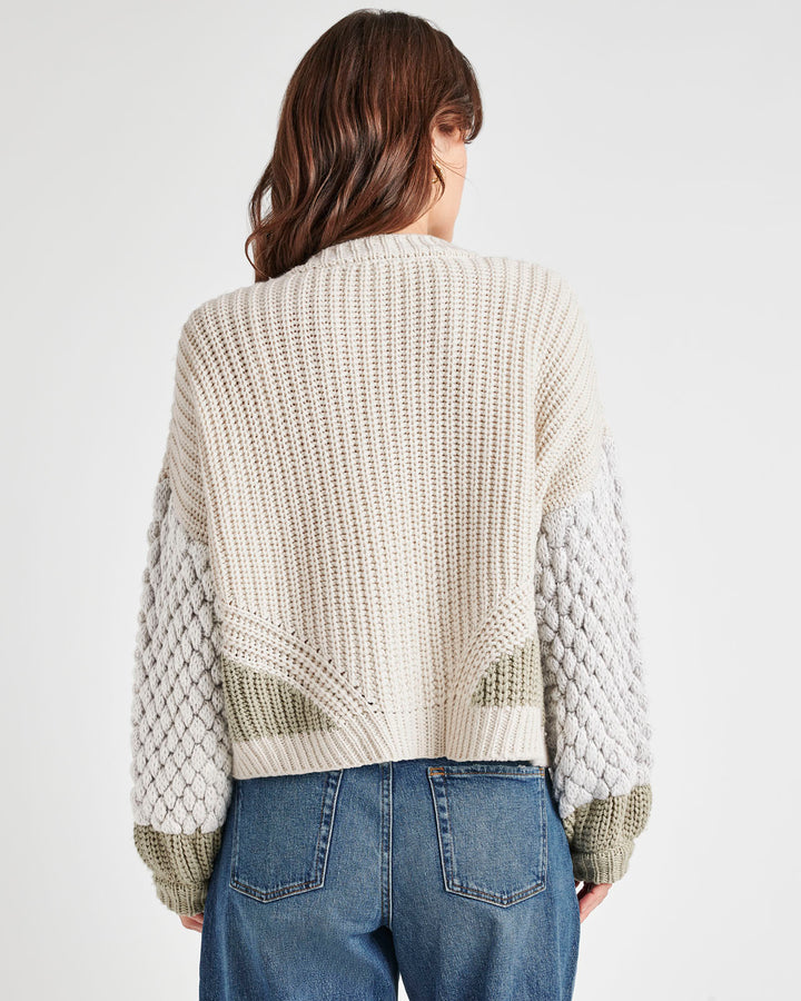 Margo Cardigan White Sand/Dew