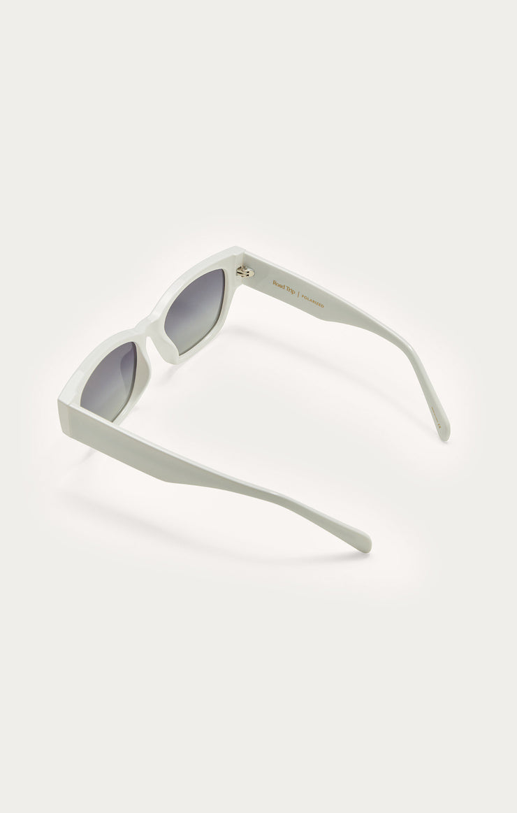 Roadtrip Sunglasses White Grey