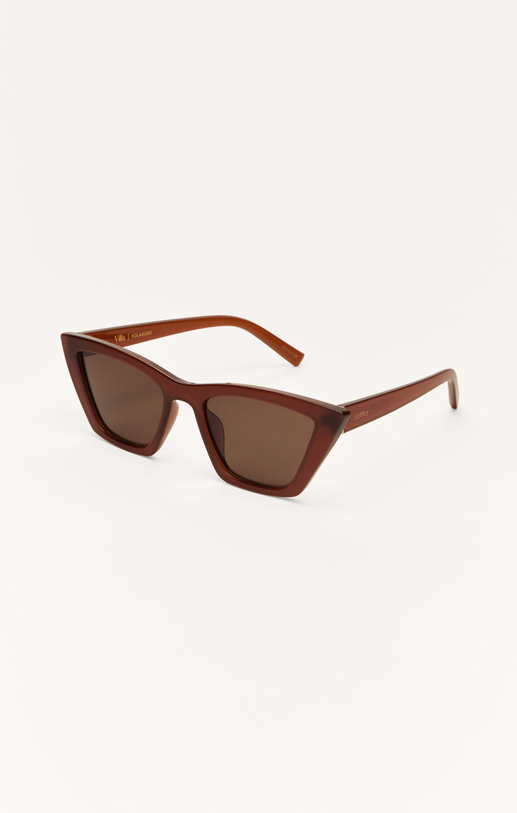 Villa Sunglasses Chestnut/Brown Polarized