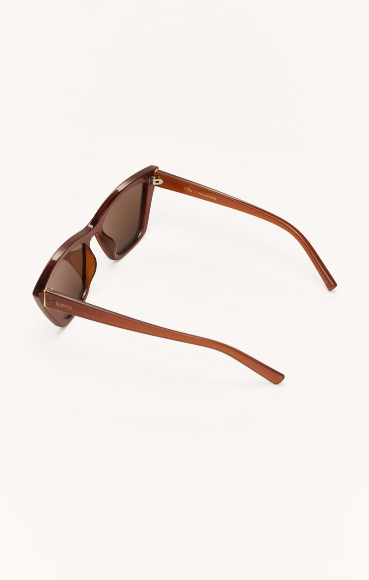 Villa Sunglasses Chestnut/Brown Polarized