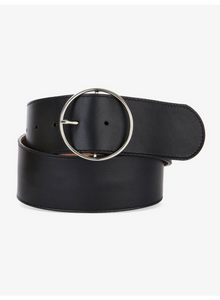 Rizui Leather Belt Smooth Black