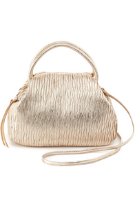 DARLING Satchel Handbag Gold