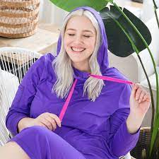 Coupe Hooded Top Violet