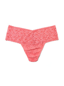 Retro Lace Thong Guava Packaged
