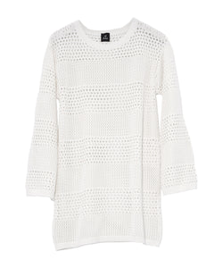 Margaux Crochet Tunic White