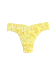 Rolled Signature Lace Original Rise Thong Multiple Solid Colours