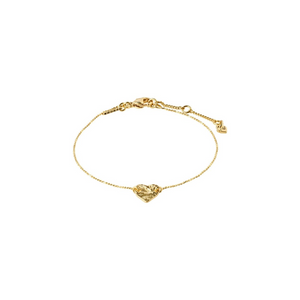 Sophia Hammered Heart Bracelet