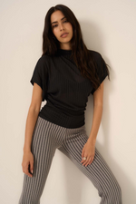 Load image into Gallery viewer, Holly Funnel Neck Dolman Tee
