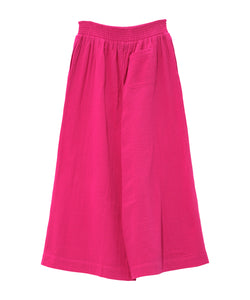 Supersoft Gauze Smocked Pant Hibiscus