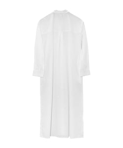 Solana Maxi Shirt Dress White