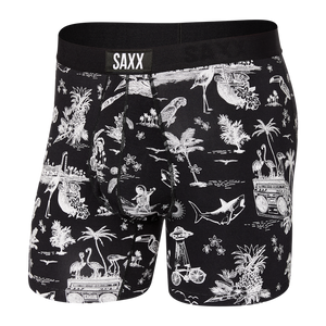 Men's quick-drying SAXX VIBE Boxer Briefs with hearts - gray. Grey, BRANDS  \ SAXX \ BOXER SHORTS