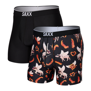 VOLT Boxer Brief / Bacon My Heart + Black 2 Pack
