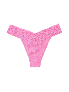 Rolled Signature Lace Original Rise Thong Multiple Solid Colours