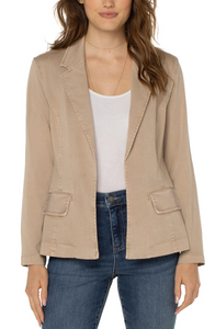 Fitted Blazer Biscuit Tan