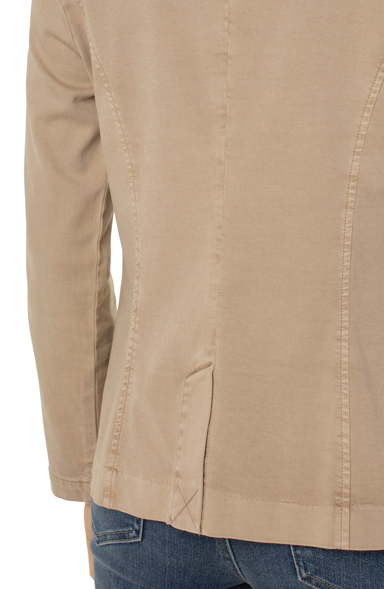 Fitted Blazer Biscuit Tan