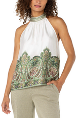 Load image into Gallery viewer, Mock Neck Halter Top
