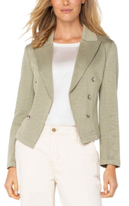 Faux Double Breasted Blazer