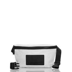 Mini Hip Pack Black Label White