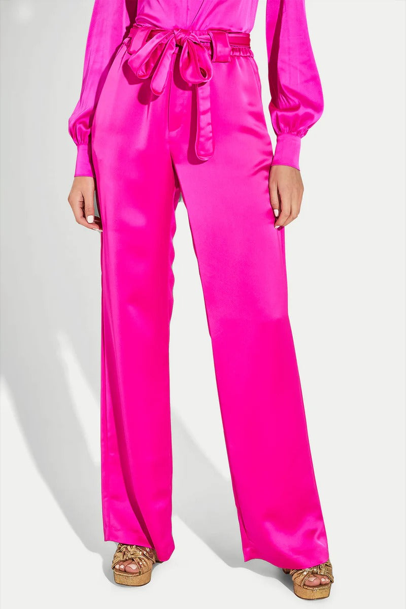 Maria Satin Pant Hot Pink – Aevi Spa Salon Boutique