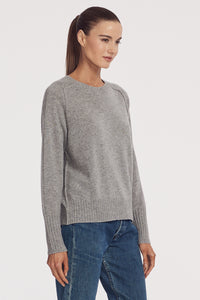 Katya Cashmere Sweater Mid Heather Grey