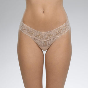 Rolled Signature Lace Low Rise Thong Multiple Solid Colours