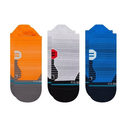 Variety Tab Run Socks 3 Pack