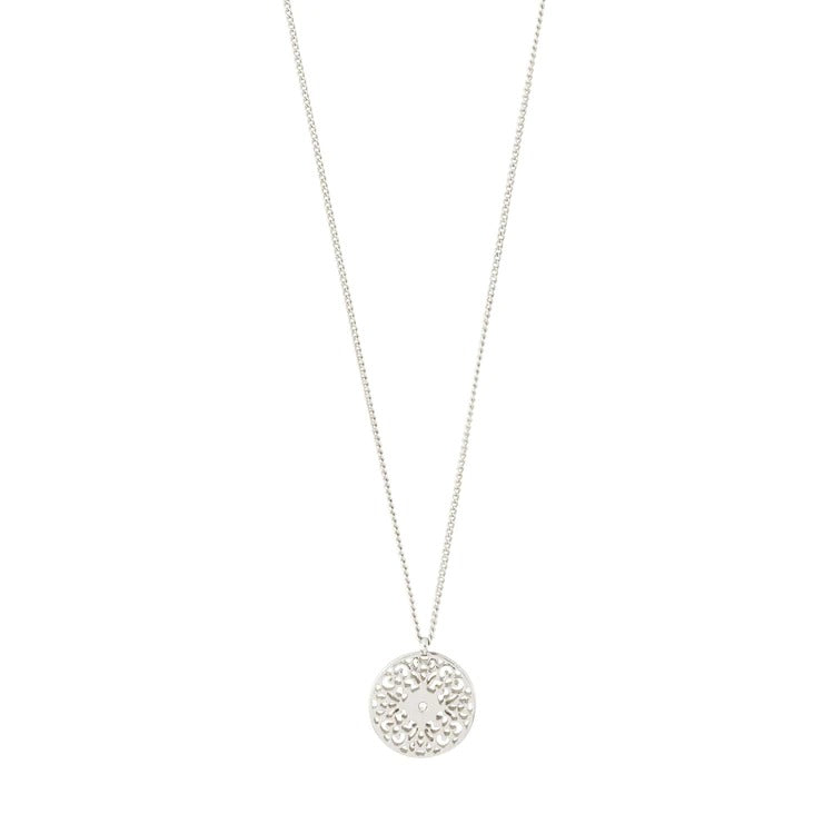 CAROL filigree pendant necklace silver-plated