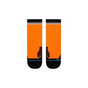 Maxed Quarter Performance Socks Neon Orange