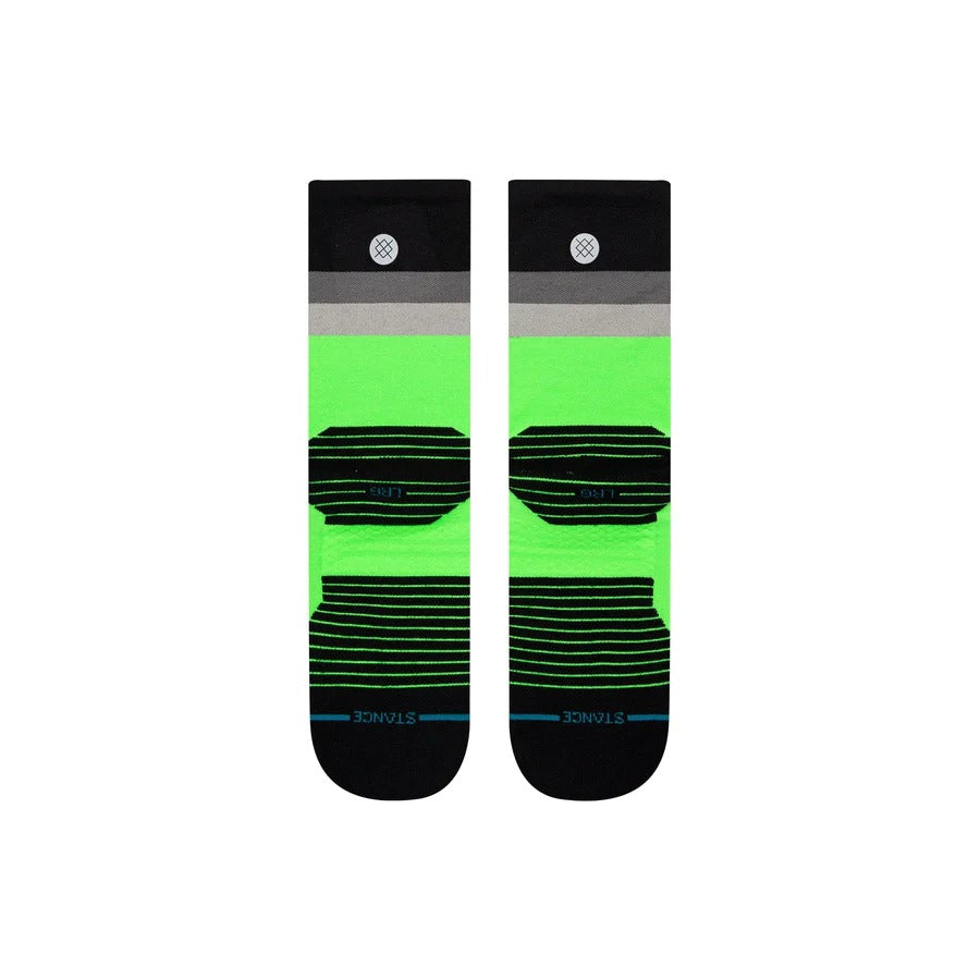 Maxed Crew Performance Socks Neon Green