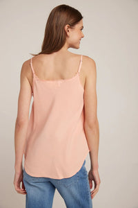 Frayed Cami Sunset Coral