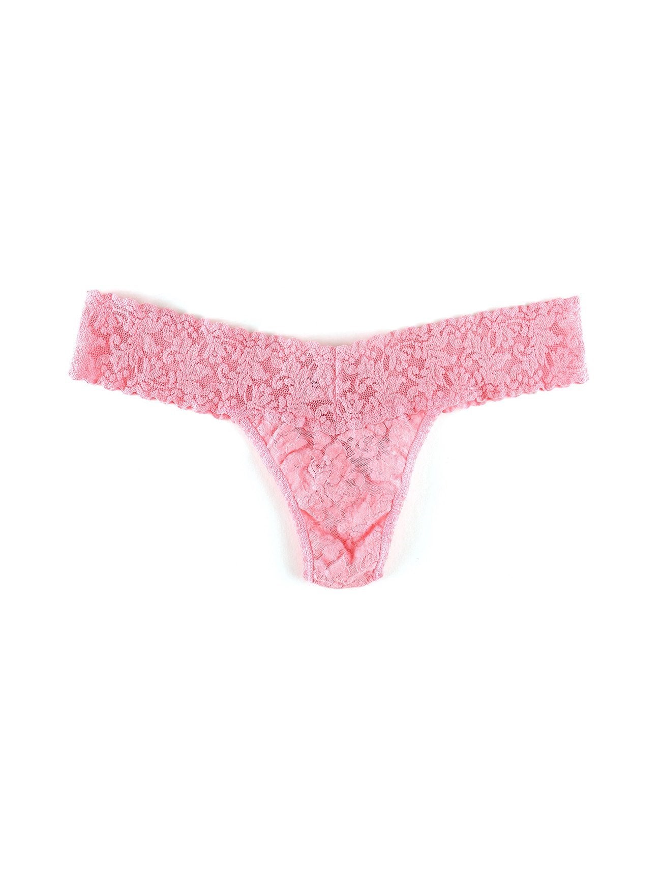 Hanky Panky Baby-Pink Panne Velvet Crossover Lace-Trim Bralette –  CheapUndies