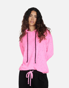Alastor Pullover Hoodie Neon Pink
