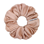 Load image into Gallery viewer, Bordeaux Faux Suede Rose Scrunchie - Classic
